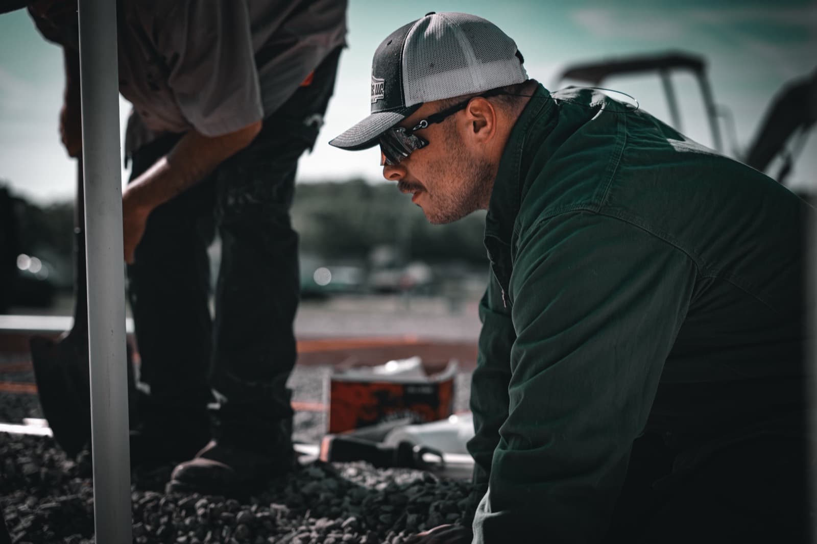 Construction worker photography